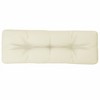 vidaXL Pallet Cushion Cream 100% Polyester 47.2 in x 15.7 in x 4.7 in - 4 of 4