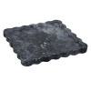 Ava Scalloped Marble Tray - RDC4054 - Charcoal - Safavieh - 3 of 4