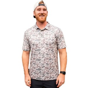 Burlebo Men's Performance Short Sleeve Polo Golf Shirt - 1 of 3