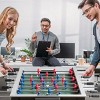 Gymax 48'' Foosball Table Table Top Football Table Soccer Game Table with 2 Balls Score Keepers Ergonomic Handles Foosball Table - 2 of 4