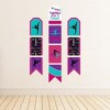 Big Dot of Happiness Tumble, Flip and Twirl - Gymnastics - Hanging Vertical Paper Door Banners - Birthday Party or Wall Decor Kit - Indoor Door Decor - 3 of 4