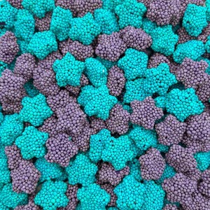 Cosmo Clusters Candy - 1.5 Pound Pack - Crunchy Gummies - Star Gummy Candies - Berry Flavored - 1 of 3