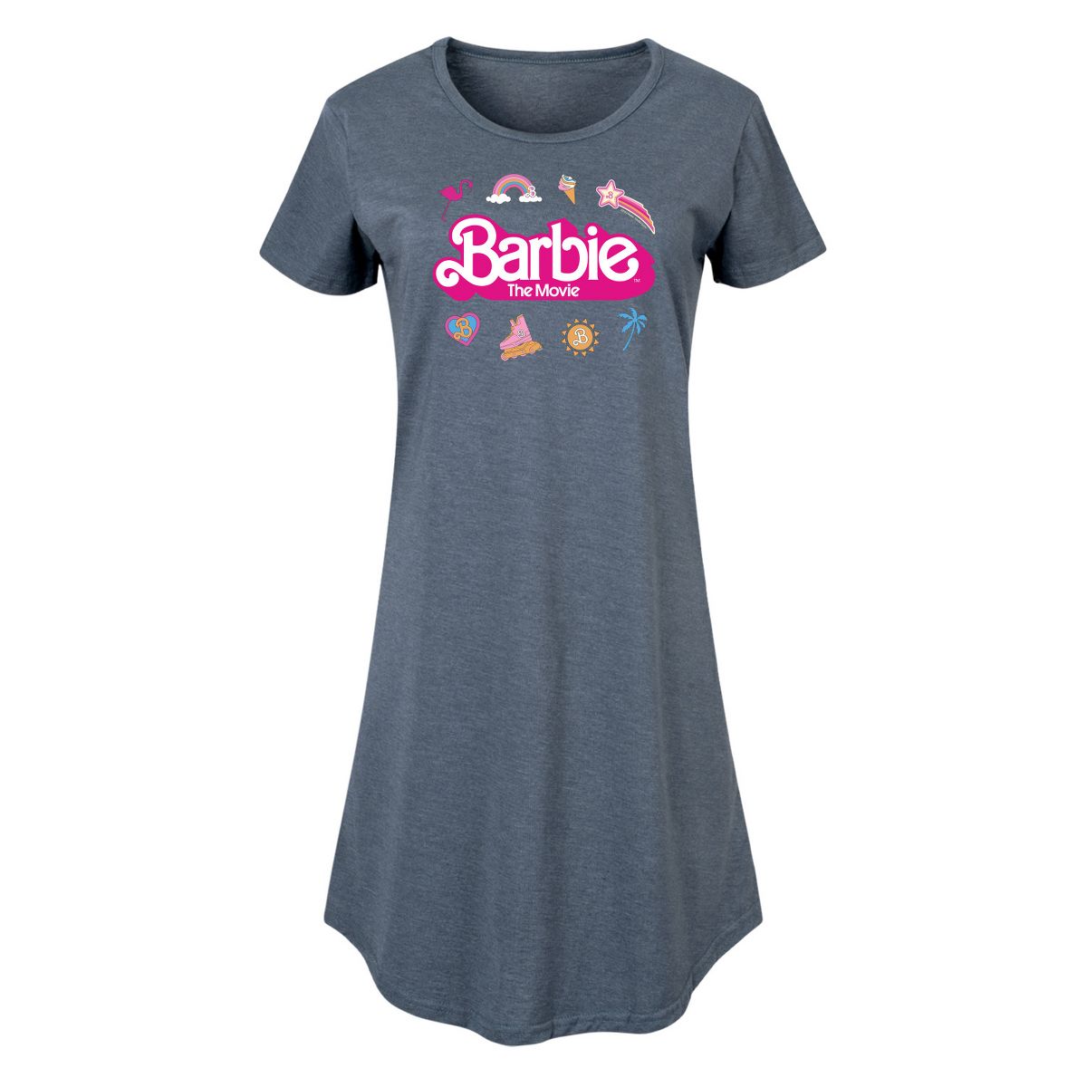 Women's - Barbie - Movie Logo Icons Graphic T-shirt Dress