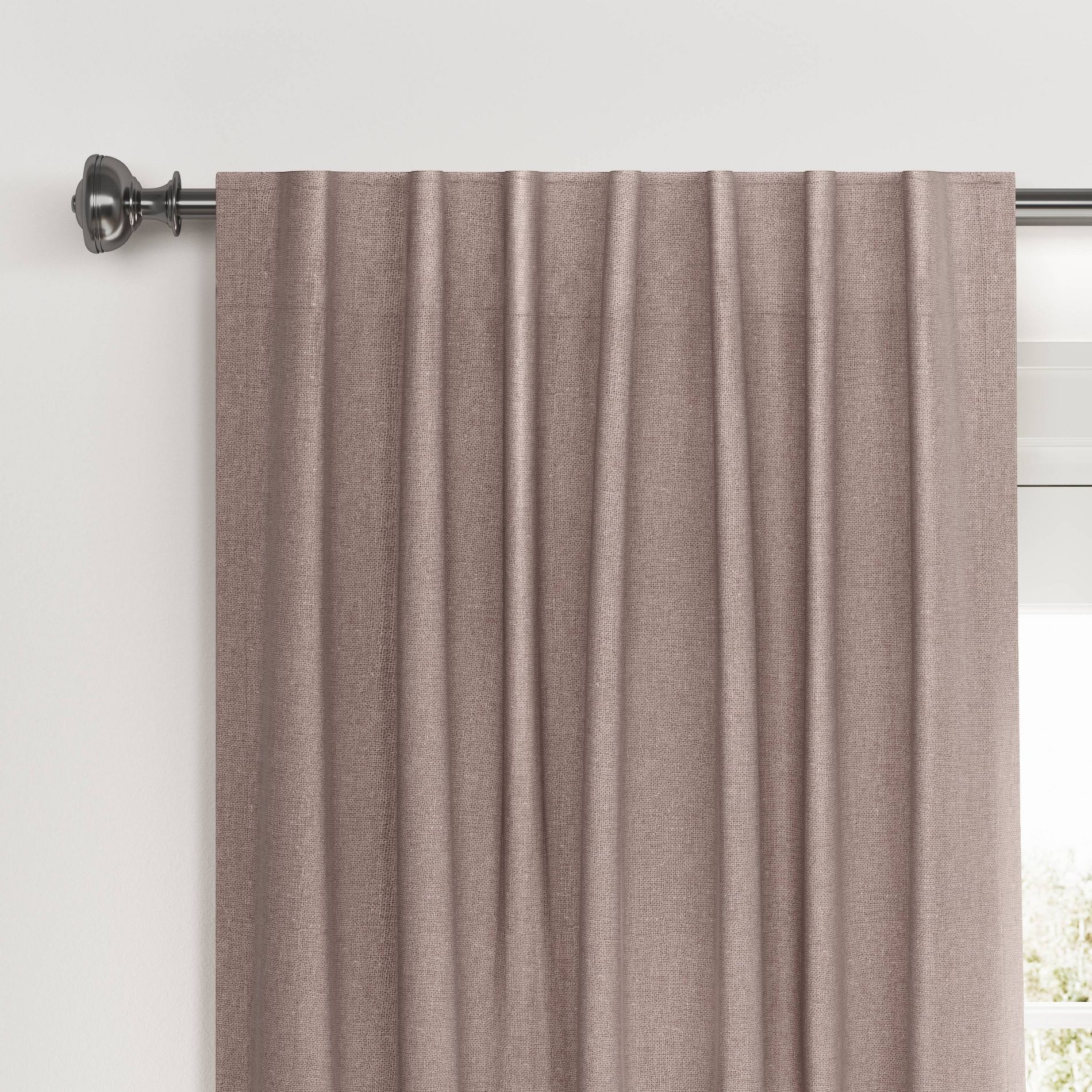 50"x95" Blackout Aruba Window Curtain Panel Light Brown - Threshold™: Recycled Polyester, OEKO-TEX Certified, Indoor Use
