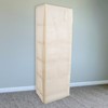 Lavish Home Five Tier Wood Storage Shelving Rack with Removable Cover - 3 of 4