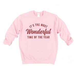 Simply Sage Market Women's Graphic Sweatshirt It's The Most Wonderful Time Of The Year - 1 of 4