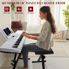 Karl Home 61 Keys Keyboard Piano with Lighted Keys, Z-Stand, Piano Bench, Black - 2 of 4