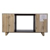 Wilconia Electric Media Fireplace with Carved Details - FE1136956 - Brown - SEI - 4 of 4