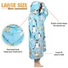 Catalonia Womens' Full Body Oversized Blanket Hoodie Sweatshirt, Extra Long Wearable Fleece Pullover, Gift for Women Wife Girlfriend - 3 of 4