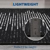 Living Room Rug Washable Bedroom Rugs Neutral Area Rug for Nursery Geometric Striped Carpet Non Slip Stain Resistant Farmhouse Floor Cover White Rug - 4 of 4