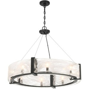 Minka Lavery Cloud Break 32 1/4" Wide Coal Black 8-Light Pendant Light - 1 of 2