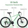 KWPZQEB Mountain Bike for Men and Women, 26 inch 24 Speed Suspension Fork, Durable Steel Frame, Comfort Saddle - 2 of 4
