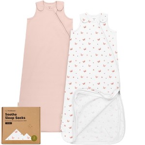 KeaBabies 2-Pack Sleep Sacks for Babies, Soothe Sleeping Sack Wearable Blanket, Infant, Toddler, Newborn Swaddle Sack - 1 of 4
