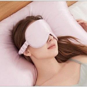 Lincove Mulberry Silk Sleep Eye Mask - Grey - 1 of 3