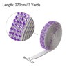 Unique Bargains Self-Adhesive DIY Crafts Decorations Crystal Rhinestone Diamond Ribbon 3 Rolls - 2 of 4