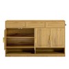 Bella Depot 59.1'' Farmhouse Sideboard Buffet with Drawers and Doors Adjustable Shelf and Open Storage - 4 of 4