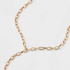 Link Chain Y-Necklace - A New Day™ Gold - 4 of 4