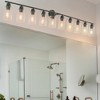 BAOURE Modern Vanity Light, Bathroom Light Fixtures for Expansive Bathrooms, Wall Lamp with Clear Glass for Mirror, Living Room - 2 of 4