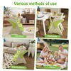 Lirago 3 in 1 Kids Adjustable Height High Chair with 5-Point Safety Harness Removable Tray and Adjustable Footrest for Toddler Dining Learning Green - 4 of 4
