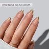 BTArtbox Press-On Nails - Midnight Champagne - Almond/ Coffin - 32ct - 4 of 4