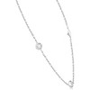 Pompeii3 2 Ct Diamonds By The Yard Necklace 14K White Gold Lab Created Diamond - 2 of 3