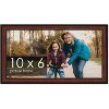 PosterPalooza | Photo Size Decor Brown Picture Frame - UV Acrylic, Foam Board Backing, Hanging Hardware - 2 of 4