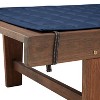 Montlake FadeSafe Water-Resistant 80" Patio Chaise Lounge Slip Cover Heather Indigo - Classic Accessories - 4 of 4