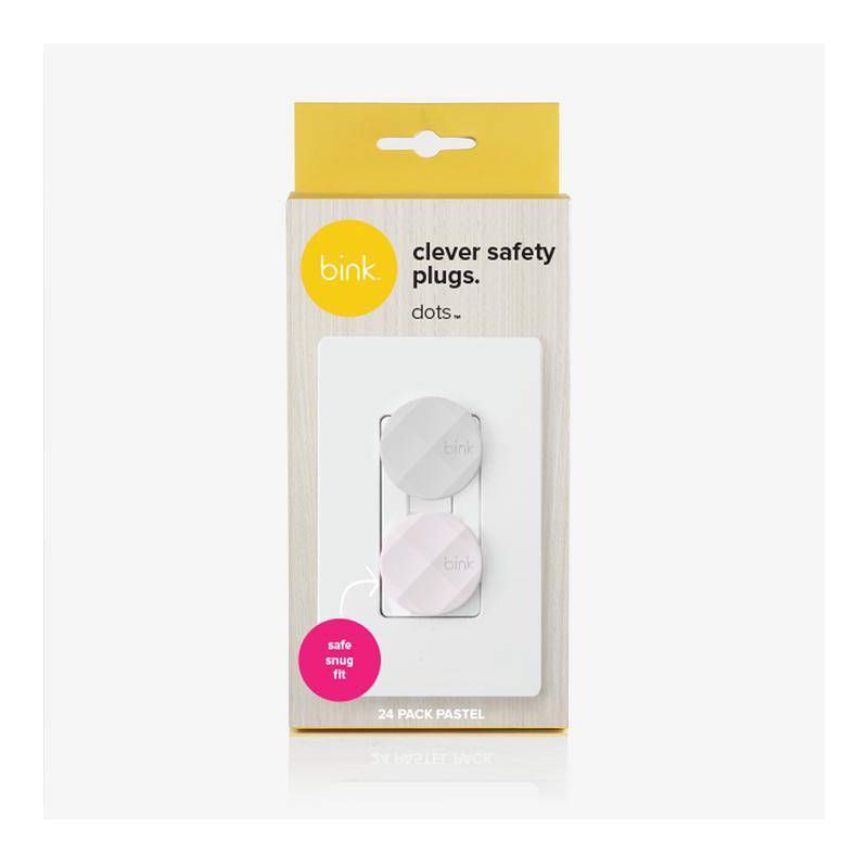 Bink Dots Clever Safety Plugs Pastel - 24pk, 1 of 6