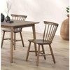 PAGED 2pc Dining Chairs, Mid-Century Modern Dining Room Chairs with Spindle Back, Kitchen Chairs for Dining Room - 4 of 4