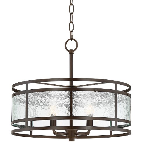 Franklin Iron Works Oil Rubbed Bronze, Circular Dining Room Light Fixtures