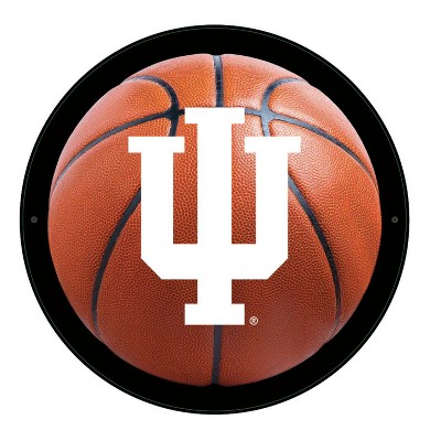 Evergreen Ultra-Thin Edgelight LED Wall Decor, Basketball, Indiana University- 15 x 15 Inches Made In USA
