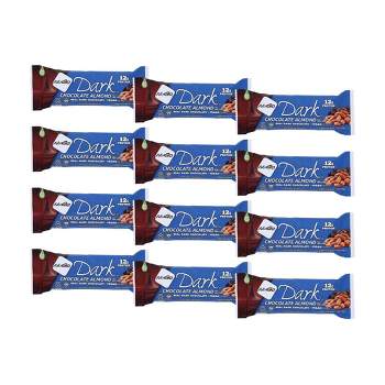 NuGo Dark Chocolate Almond with Sea Salt Protein Bar - 12 bars, 1.76 oz