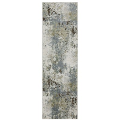 Oriental Weavers Caravan 5090E Blue/ Green Indoor Area Rug - 2'3" x 7'6"