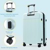 Coolife Luggage Set 5 Piece, Hardside Carry on Suitcase , Expandable Luggage with Travel Bags Spinner Wheels TSA Lock - 3 of 4