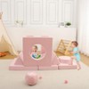 Kids Couch 12PCS, Modular Kids Play Couch for Inspiring Child Creativity, Toddler Couch Child Sectional Sofa - 4 of 4