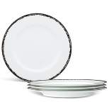 Noritake Rill Set of 4 Dinner Plates
