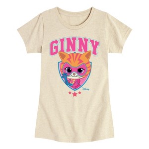 Girls' - Super Kitties - Ginny Fitted Short Sleeve Graphic T-Shirt - 1 of 3