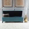 Modern Storage Ottoman Bench with Hidden Compartment and Upholstered Seat for Entryway or Bedroom -3irtyhousy - 3 of 4