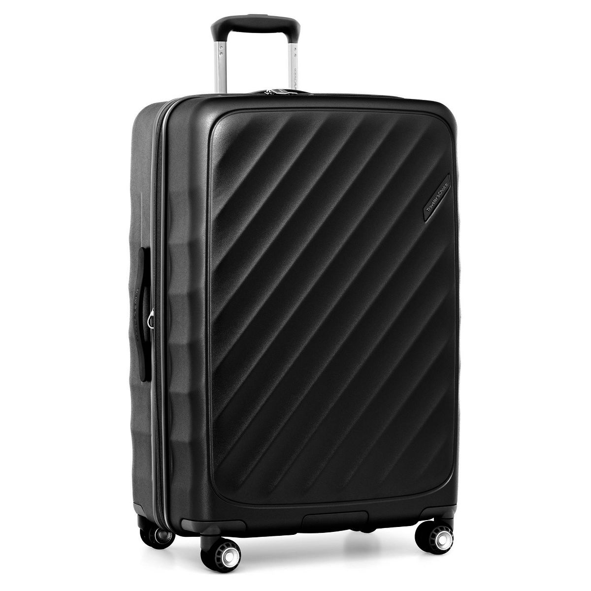 Traveler's Choice Elm 29" Hardside Expandable Spinner Large Checked Suitcase - thumbnail 8