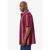 KingSize Men's Big & Tall Striped Short-Sleeve Sport Shirt - 4 of 4