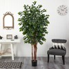 Nearly Natural 7-ft Sakaki Artificial Tree - 4 of 4