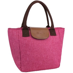 OPUX Lunch Bag Women, Insulated Box Tote Work Office, Soft Cooler Food Meal Prep Organizer Purse Picnic Travel Beach - 1 of 4