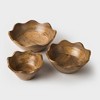Scalloped Mangowood Large Bowl - 4 of 4