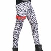 Forum Novelties Black and White Zebra Print Pants - 2 of 3