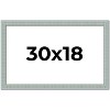 PosterPalooza | Refined Blue Picture Frame - UV Acrylic, Backing Board, Hanging Hardware Included - 2 of 4