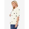 Woman Within Plus Size Perfect Elbow-Length Sleeve Cardigan - 4 of 4