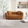 NicBex 64 Inch Loveseat,Modern Chenille Loveseat Beanbag Chair with 2 Pillows,Soft 2-Seater Couch for Living Room,Bedroom,Lounge - 2 of 4