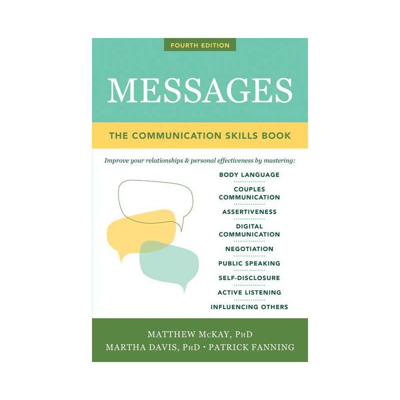 Messages - 4th Edition by  Matthew McKay & Martha Davis & Patrick Fanning (Paperback), 1 of 2