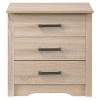 HomeStock Sandle Wood Nightstand 23x22x18 Compact Bedside Table with Warm Finish, Durable Build and Easy Assembly for Modern Decor - 3 of 4