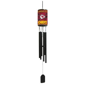 NFL Wind Chime, #1 Fan with Team Logo - Kansas City Chiefs - 1 of 2